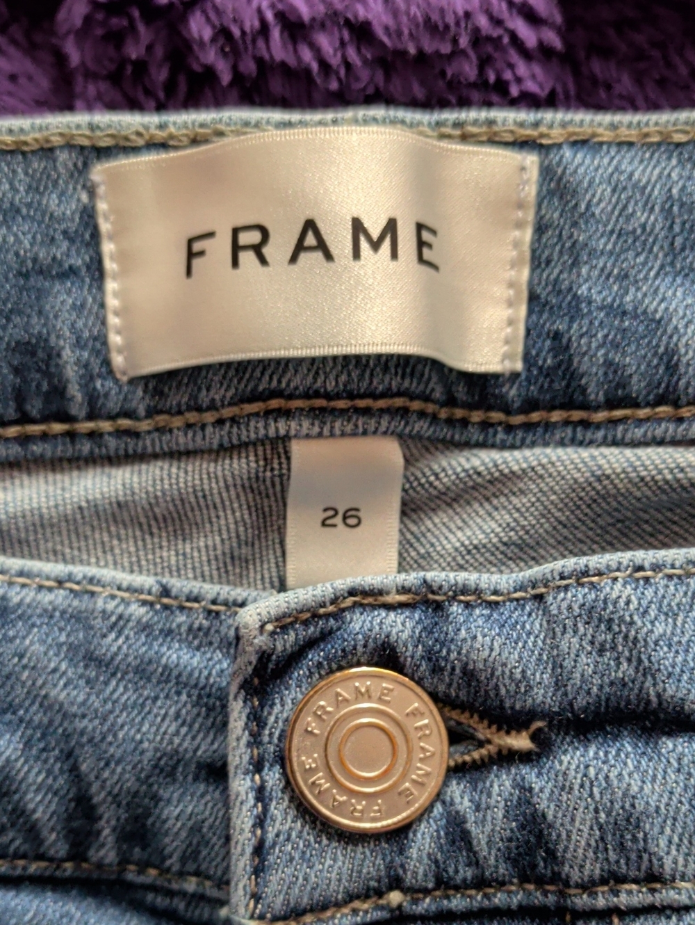 Frame Denim Light Blue High-Rise Women’s Jeans